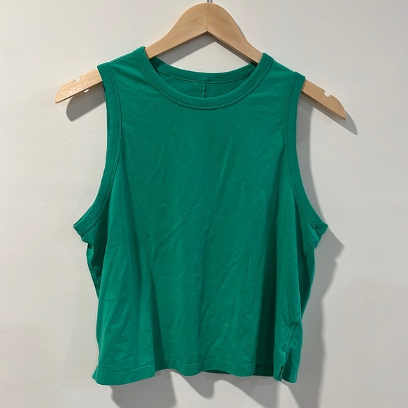 LULULEMON Classic-Fit Cotton Blend Sz 8 Tank - Picture 2 of 6